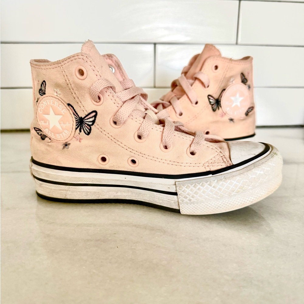 Converse Chuck Taylor All Star Eva Lift Butterflies High Top Sneaker, size 13